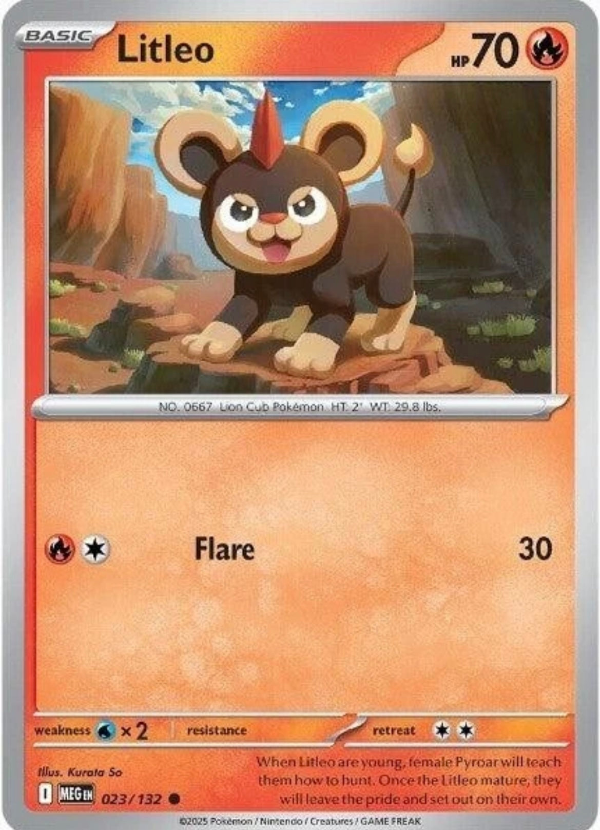 Litleo 023/132 Me01: Mega Evolution