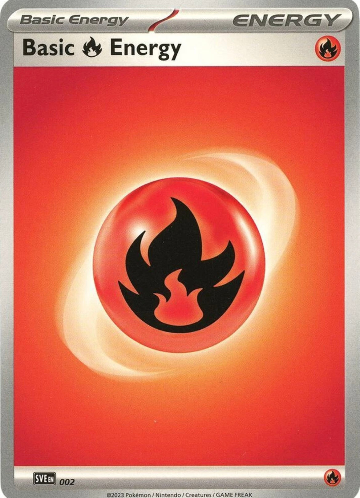Basic Fire Energy 002 Sve: Scarlet & Violet Energies Regular