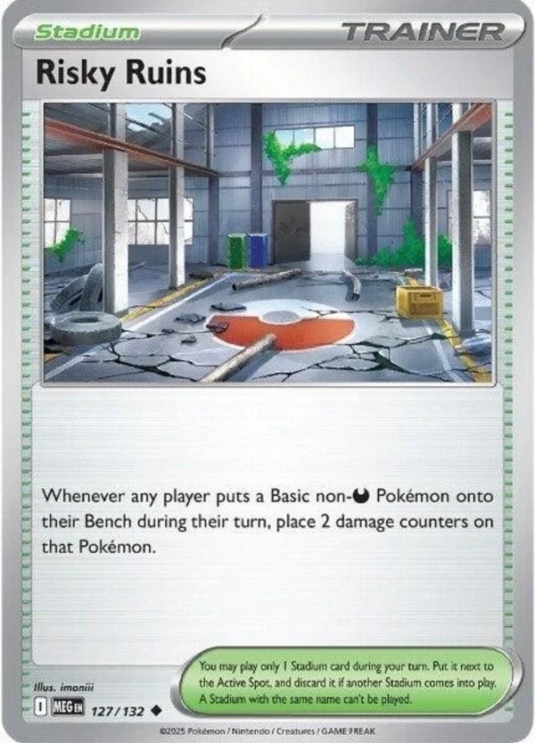 Risky Ruins 127/132 Me01: Mega Evolution Regular