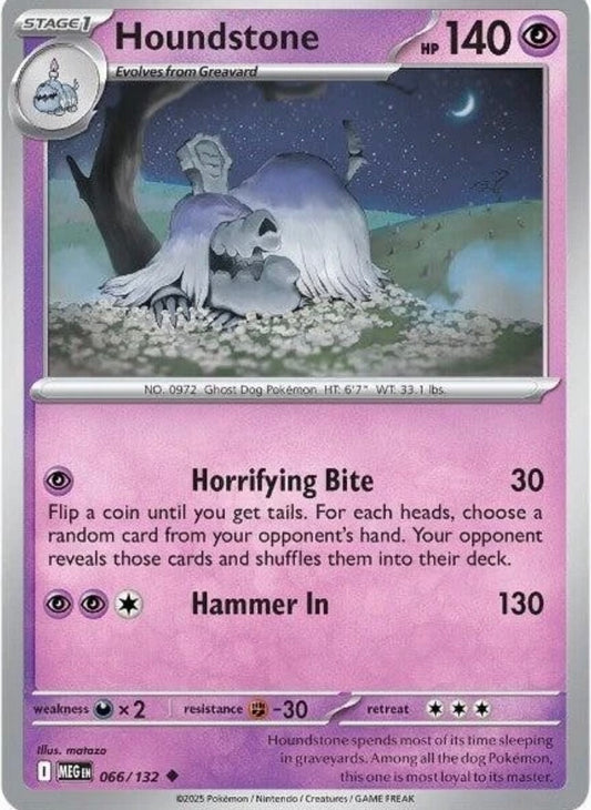 Houndstone 066/132 Me01: Mega Evolution Regular