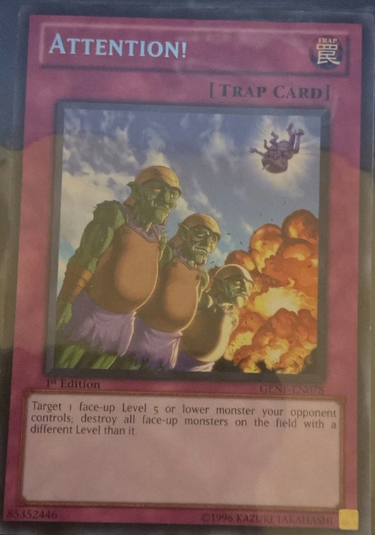Attention! GENF-EN078 Generation Force 1st Edition